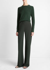Colette High-Rise Crepe Bias Pant in Trousers | Vince US