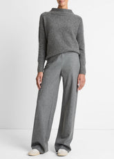 Italian Wool-Blend High-Waist Bias Pant in Trousers | Vince near me