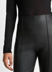 Stretch-Leather Crop Flare Pant in Trousers | Vince for sale