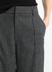 Italian Jaspe Pintuck High-Waist Wide-Leg Pant in Wide Leg | Vince on sale