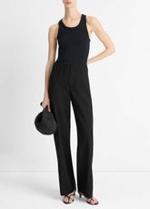 Cotton-Blend High-Waist Bias Pant in Trousers | Vince outlet