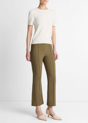 Niki Mid-Rise Pintuck Crop Flare Pant in Trousers | Vince sale