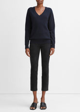 Stretch Suede Split Hem Crop Legging in Leggings | Vince for sale