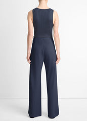 Colette High-Rise Crepe Bias Pant in Trousers | Vince near me
