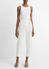Grace Mid-Rise Linen-Blend Pull-On Pant in Trousers | Vince sale