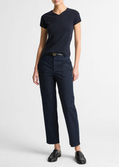 Avery Mid-Rise Italian Stretch-Cotton Chino Pant in Trousers | Vince sale