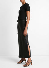 Satin Side-Slit Slip Skirt in Skirts | Vince sale