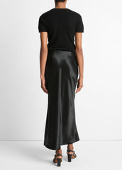 Satin Side-Slit Slip Skirt in Skirts | Vince sale