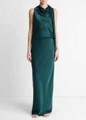 Satin Bias Column Skirt in Skirts | Vince Online