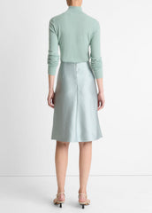 Satin A-Line Knee Skirt in Skirts | Vince discount