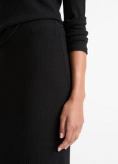 Cozy Rib Midi Skirt in Skirts | Vince near me