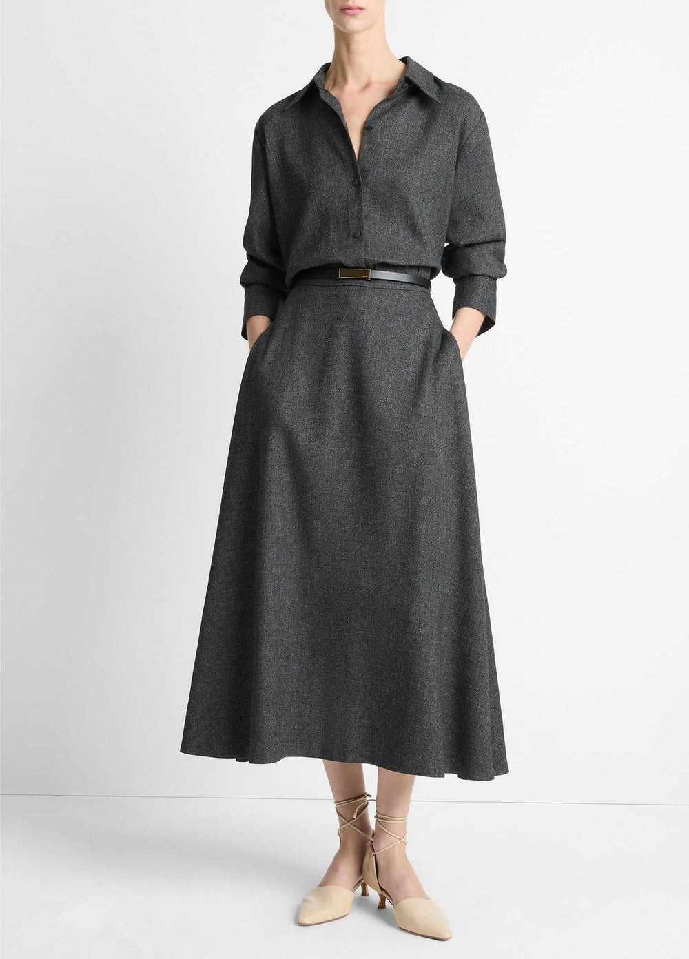 Italian Jaspe Full Skirt in Skirts | Vince on sale