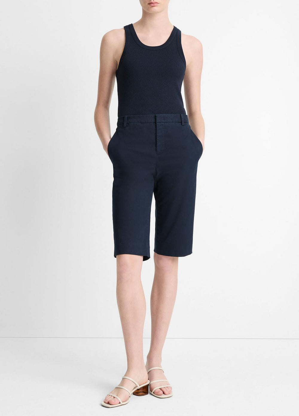 Italian Stretch-Cotton Chino Short in Shorts | Vince discount