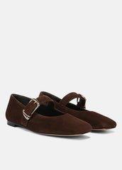 Daniela Suede Mary Jane Flat in Loafers & Flats | Vince on sale