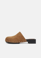 Margarita Suede Clog in Loafers & Flats | Vince for sale