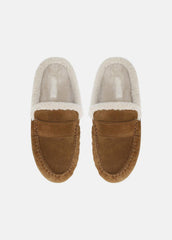 Berkley Shearling Driving Mule in Loafers & Flats | Vince near me