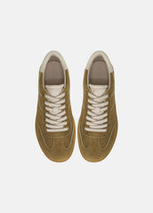 Oasis Contrast-Edge Suede Sneaker in Sneakers | Vince on sale