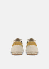 Oasis Linen & Leather Espadrille Sneaker in Sneakers | Vince US