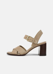 Salma Suede Heeled Sandal in Heels | Vince near me
