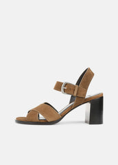Salma Suede Heeled Sandal in Heels | Vince discount