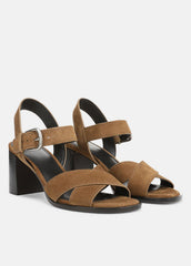 Salma Suede Heeled Sandal in Heels | Vince discount