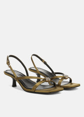 Tali Satin Slingback Sandal in Heels | Vince for sale