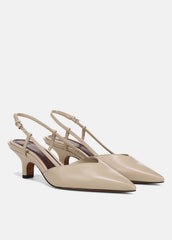 Levvy Leather Slingback Heel in Heels | Vince discount