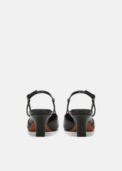 Levvy Leather Slingback Heel in Heels | Vince near me