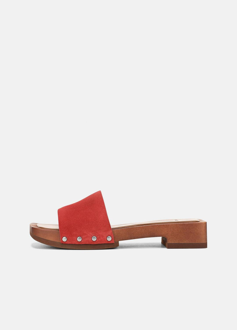 Barbara Leather Slide Sandal in Sandals | Vince US