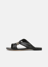 Vilma Leather Slide Sandal in Sandals | Vince Online