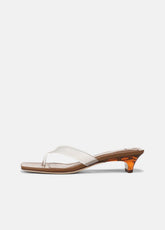 San Juan Jelly Heeled Thong Sandal in Sandals | Vince discount