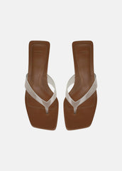 San Juan Jelly Heeled Thong Sandal in Sandals | Vince discount