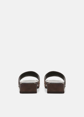 Barbara Leather Slide Sandal in Sandals | Vince sale