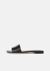 Valeria Leather Slide Sandal in Sandals | Vince discount