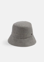 Stripe Cotton Canvas Bucket Hat in Scarves & Hats | Vince near me