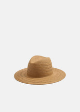 Herringbone-Weave Straw Panama Hat in Scarves & Hats | Vince Online