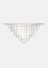 Trellis Plaid Cotton-Blend Headkerchief in Scarves & Hats | Vince discount
