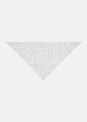 Trellis Plaid Cotton-Blend Headkerchief in Scarves & Hats | Vince discount
