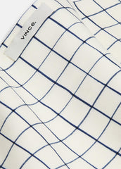 Trellis Plaid Cotton-Blend Headkerchief in Scarves & Hats | Vince discount