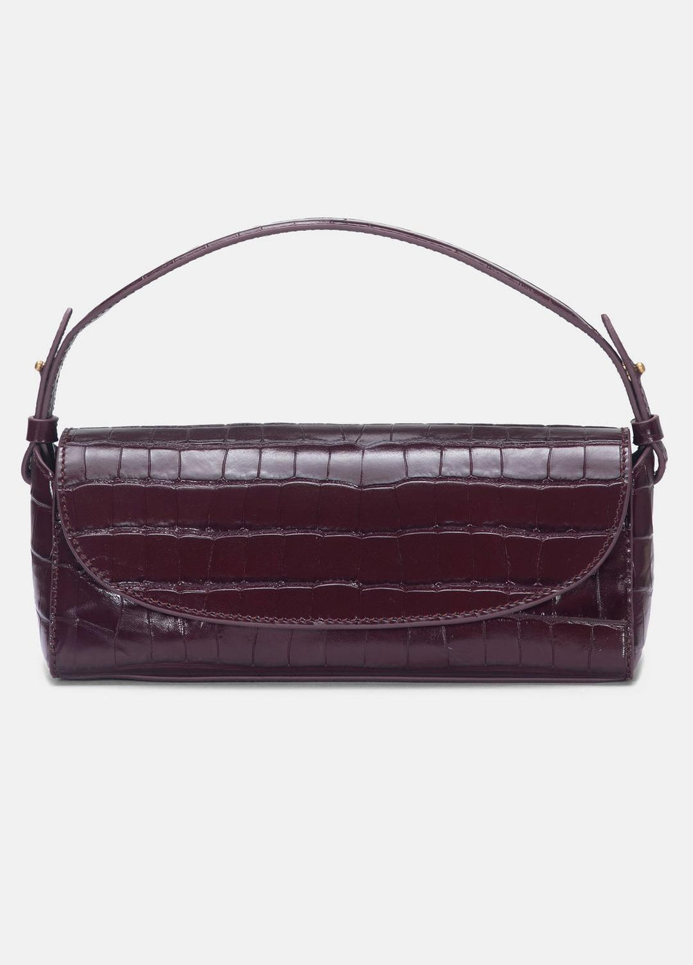 Sabrina Croc-Embossed Leather Mini Top-Handle Bag in Handbags | Vince Online