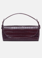 Sabrina Croc-Embossed Leather Mini Top-Handle Bag in Handbags | Vince Online