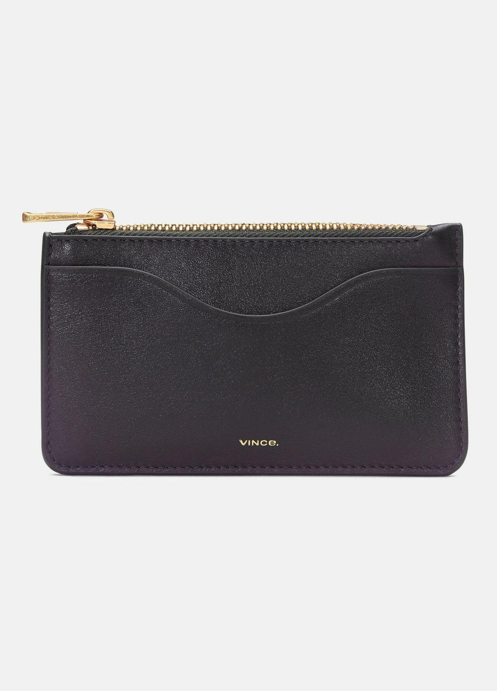 Leather Zip-Top Card Case in Handbags | Vince discount
