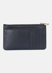 Leather Zip-Top Card Case in Handbags | Vince US