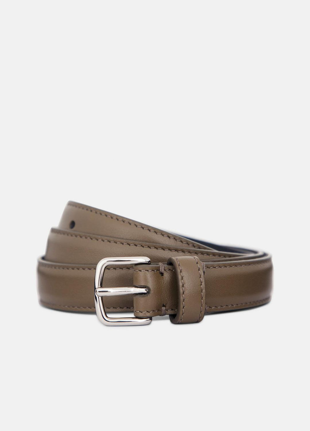 Women’s 20mm Stitched Leather Belt in Belts | Vince discount