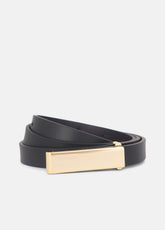 Women's 15mm Elongated Plaque Leather Belt in Belts | Vince for sale