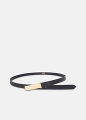 Women's 15mm Elongated Plaque Leather Belt in Belts | Vince for sale