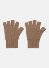Plush Cashmere Rib-Knit Fingerless Glove in Gloves | Vince Online