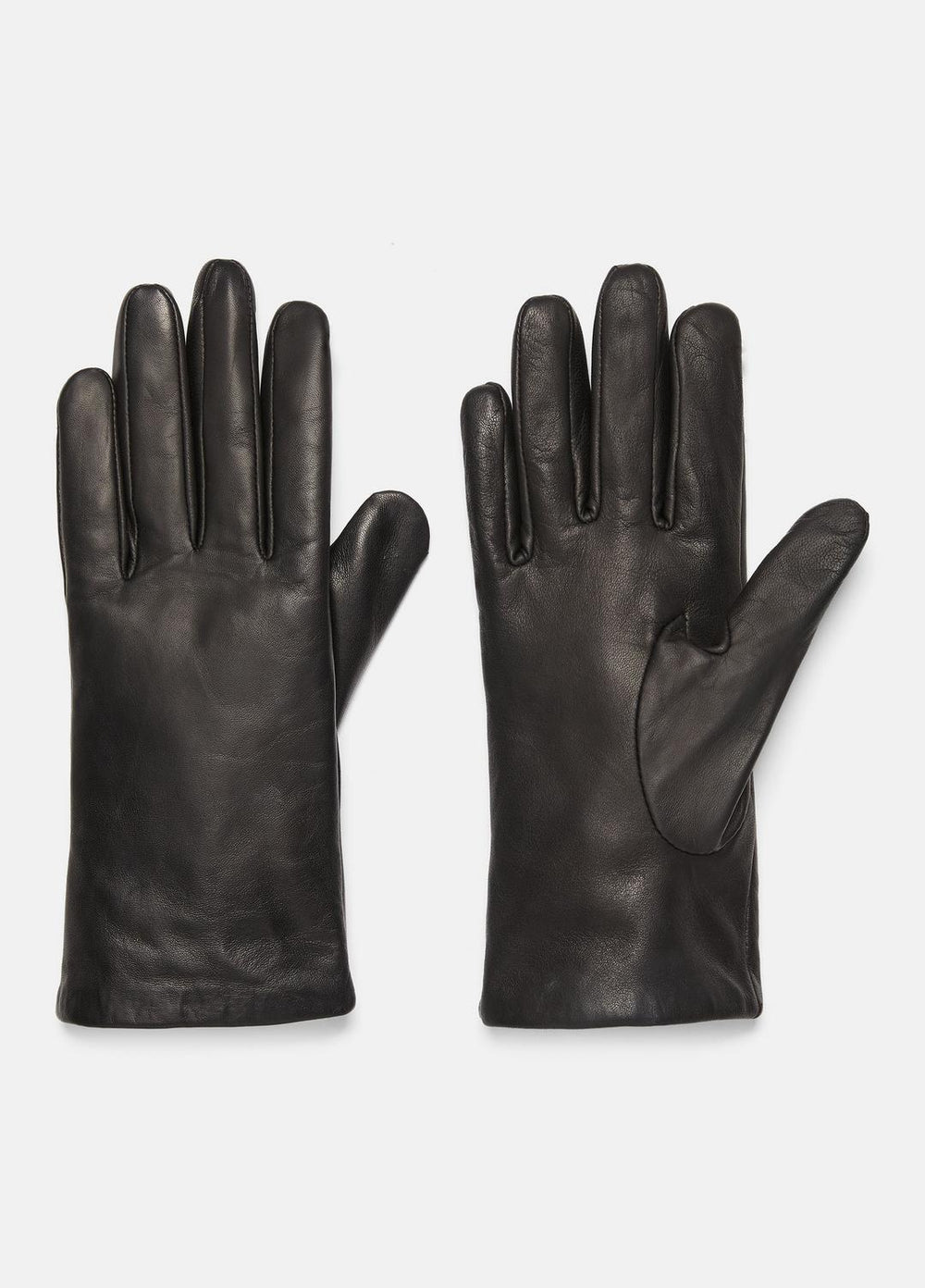 Cashmere-Lined Short Leather Glove in Gloves | Vince US