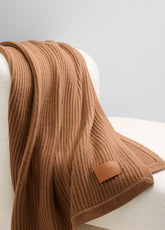 Wool and Cashmere Cardigan-Stitch Throw in Pillows & Blankets | Vince for sale