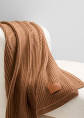 Wool and Cashmere Cardigan-Stitch Throw in Pillows & Blankets | Vince for sale